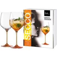 Eisch Geschenk-Set 2 Spritz Orange Gläser SECCO...