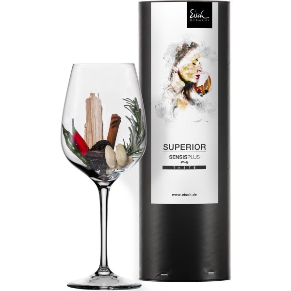 Eisch Bordeaux-Glas/Weinglas in Geschenk-Röhre SUPERIOR SENSISPLUS 500/21