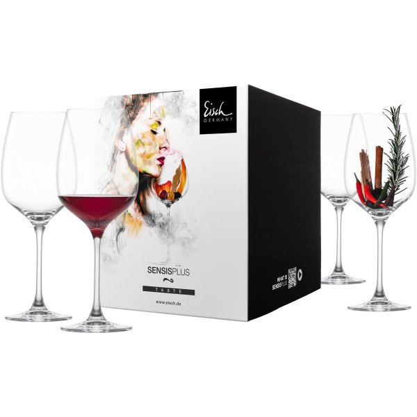 Eisch Geschenk-Set 4 Bordeaux-Gläser/Weingläser SUPERIOR SENSISPLUS 500/21