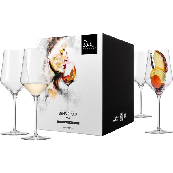 Eisch Wein Geschenk-Set 4 Weißwein-Gläser SKY SENSISPLUS 518/3