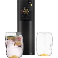 Eisch 2 Glas Allround-Becher/Trinkgläser UNIK Gold...