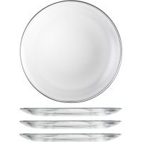 Eisch Teller-Set 4 Glas-Teller 567/21cm
