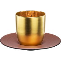 Eisch Espresso-Glas/Tasse COSMO COLLECT 109/6 Gold/Kupfer