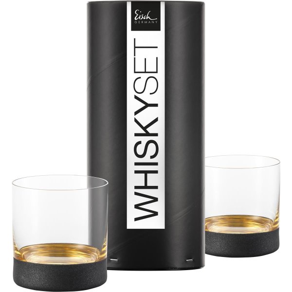 Eisch Geschenk-Set 2 Whisky-Gläser/Tumbler COSMO GOLD 500/14