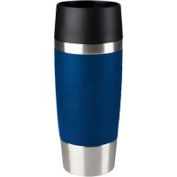 emsa Isolierbecher 360ml TRAVEL MUG Manschette blau