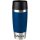 emsa Isolierbecher 360ml mit Gravur (zB Namen) TRAVEL MUG Manschette blau personalisierter Kaffeebecher Teebecher