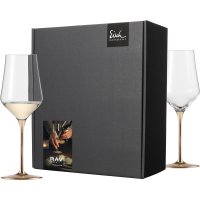 Eisch Geschenk-Set 2 Weißwein-Gläser RAVI GOLD...