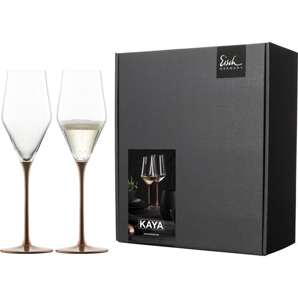 Eisch Geschenk-Set 2 Champagner-Gläser KAYA 518/7