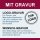 emsa Isolierbecher 500ml mit Gravur (zB Namen) TRAVEL MUG Grande XXL Manschette Rot personalisierter Kaffeebecher Teebecher