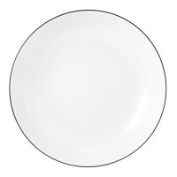 Seltmann Weiden Suppenteller rund 21cm Lido Black Line