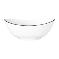 Seltmann Weiden Bowl oval 18,5cm Modern Life Black Line