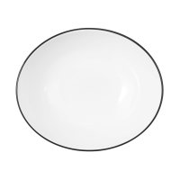Seltmann Weiden Bowl oval 18,5cm Modern Life Black Line