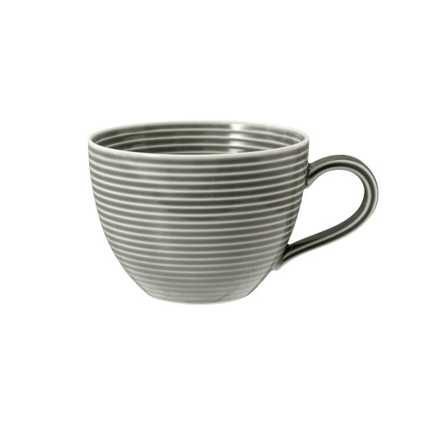 Seltmann Weiden Kaffeetasse 0,26L mit Relief Beat Perlgrau