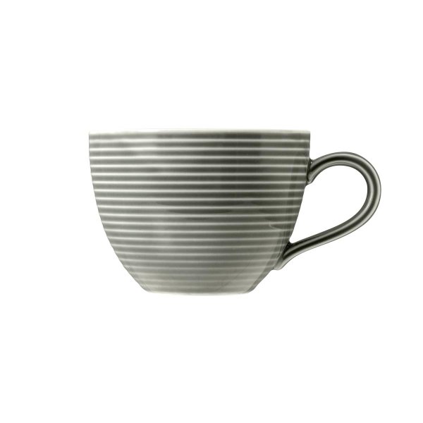 Seltmann Weiden Kaffeetasse 0,26L mit Relief Beat Perlgrau