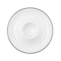 Seltmann Weiden Eierbecher mit Ablage Lido Black Line