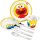 Sterngraf Kinderset Sesamstraße 7tlg mit Gravur (zB Namen) personalisiertes Kinderbesteck + Kindergeschirr (Krümelmonster + Elmo) Krümelmonster und Elmo