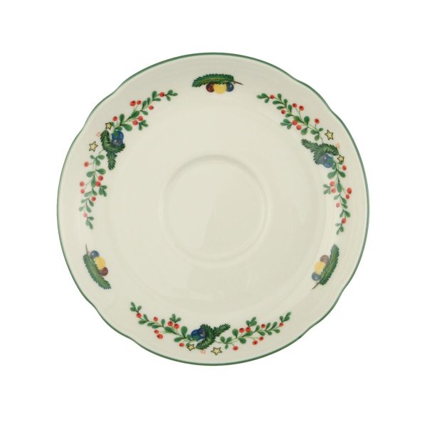 Seltmann Weiden Tee-Untertasse 13cm Marieluise Weihnachten