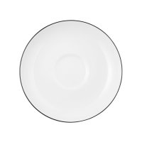 Seltmann Weiden Teeuntertasse 13cm Lido Black Line