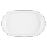 Seltmann Weiden Servierplatte oval 33x20cm Compact Blaurand