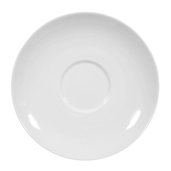 Seltmann Weiden Milchkaffee-Untertasse 16cm Rondo/Liane weiß