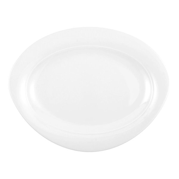 Seltmann Weiden Servierplatte oval 35x27cm Trio weiß
