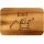 Sterngraf Frühstücksbrettchen mit Gravur (Name Datum) personalisiertes Holz-Brettchen 23x15 cm Geschenk-Idee Geburtstag Kinder Einschulung MotivF5 Bagger
