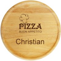 Sterngraf Pizzateller mit Gravur (Namen) personalisierter...