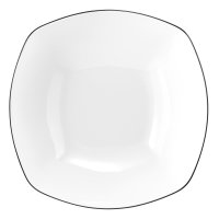 Seltmann Weiden Schüssel eckig 24,5cm Lido Black Line