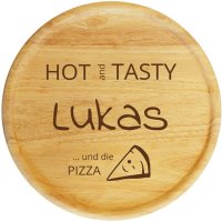 Sterngraf Pizzateller mit Gravur (Namen) personalisierter...