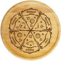 Sterngraf Pizzateller mit Gravur (Namen) personalisierter...