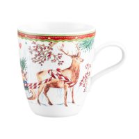 Seltmann Weiden Weihnachts-Becher mit Henkel 0,4L Hirsch...