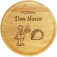 Sterngraf Pizzateller mit Gravur (Namen) personalisierter...