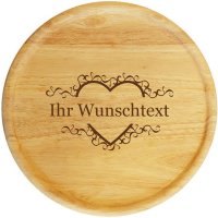Sterngraf Pizzateller mit Wunsch-Gravur (zB Namen)...