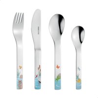 Puresigns Kinderbesteck Tiere Manao 4tlg mit Gravur (zB...
