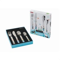 Puresigns Kinderbesteck Tiere Manao 4tlg mit Gravur (zB...