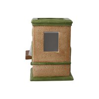 Goebel Kerzenhalter Wärmender Kamin 15,5cm, Porzellan