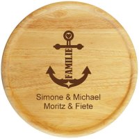 Sterngraf Pizzateller mit Gravur (Namen) personalisierter...