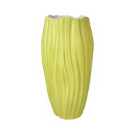 Goebel Vase Spirulina 30cm hellgrün, Biskuitporzellan