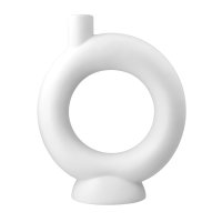 Goebel Vase Studio 8 Georgina 21x26cm weiß, Porzellan
