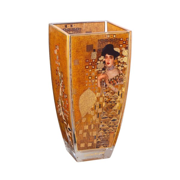 Goebel Vase Gustav Klimt Adele Bloch-Bauer 22,5cm, Glas