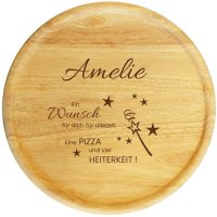 Sterngraf Pizzateller mit Gravur (Namen) personalisierter...