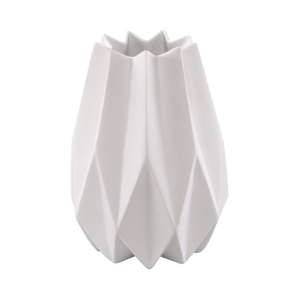 Goebel Vase Polygono Star 21,5cm, Biskuitporzellan