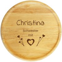 Sterngraf Pizzateller mit Gravur (Name) personalisiertes...