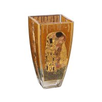 Goebel Vase Gustav Klimt Der Kuss 16cm, Glas