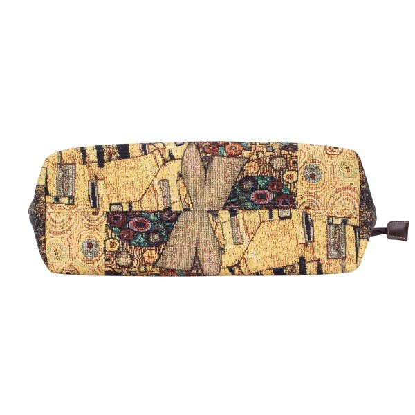 Goebel Schultertasche Gustav Klimt Der Kuss 38x27cm, Textil