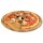 Sterngraf Pizzateller mit Gravur (Namen) personalisiertes Pizzabrett Akazien-Holz 32cm Geschenk-Idee Geburtstag Hochzeit Jubiläum MotivP3 Blumenkranz