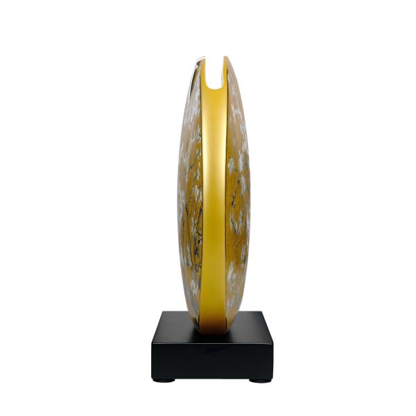 Goebel Vase Vincent van Gogh Mandelbaum gold 22,5cm, Porzellan