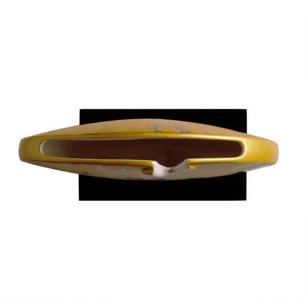 Goebel Vase Vincent van Gogh Mandelbaum gold 22,5cm, Porzellan