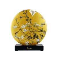 Goebel Vase Vincent van Gogh Mandelbaum gold 22,5cm,...