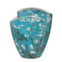 Goebel Vase Vincent van Gogh Mandelbaum Blau 43cm, Porzellan